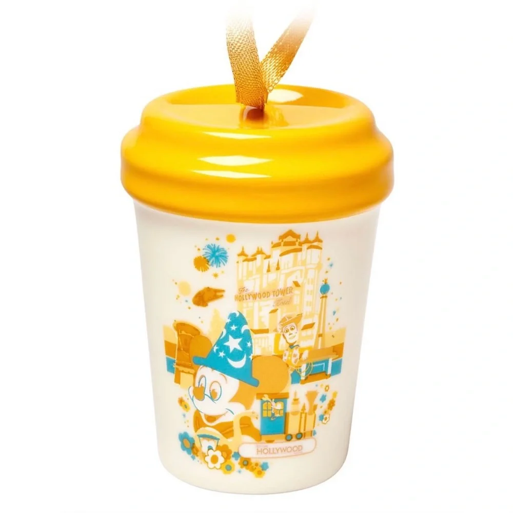 🆕 Disney | Hollywood Studios x Starbucks Retro Mickey Mouse Coffee Cup Ornament